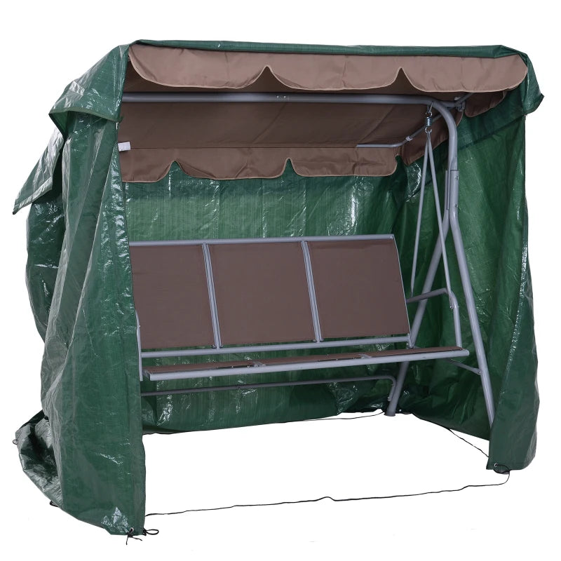 Outsunny PE Large Patio Swing Chair Cover&Protector Outdoor, 215Lx155Wx150H (cm)