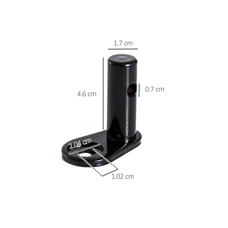 HOMCOM Universal Coupling Accessory Bike Bicycle Trailer - Connector Attachment