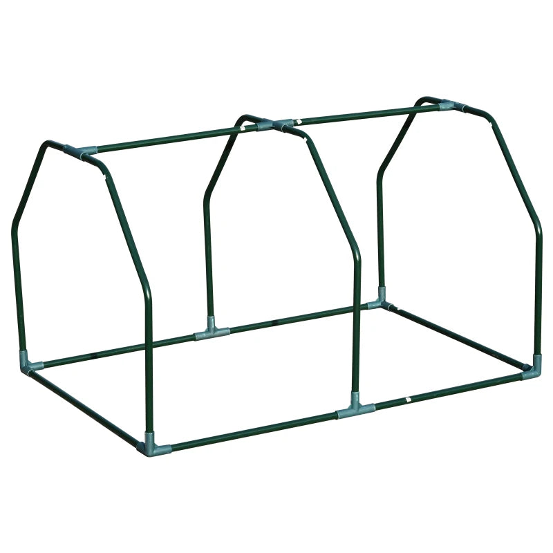 Outsunny Mini Cover w/ Steel Frame Greenhouse Grow House | 99x71x60 cm , White
