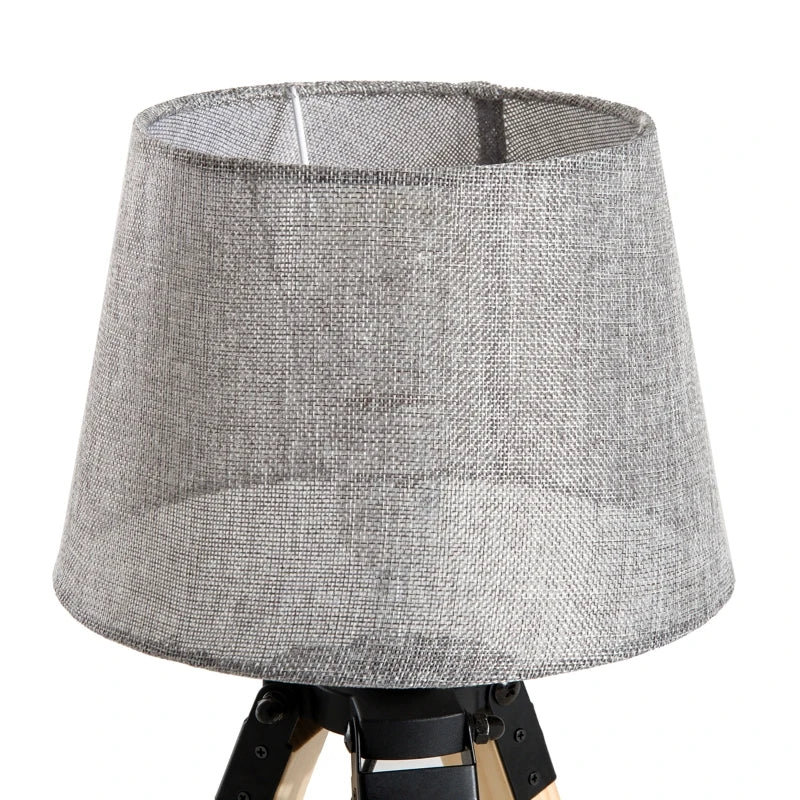 HOMCOM 40W Tripod Base Table Lamp Living Room Night Lighting Bedside Desk Decor