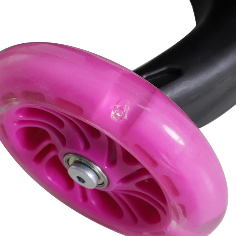 5-in-1 Baby Kick Push Scooter LED Flashing Wheels Adjustable Toddlers, Age 1-8
